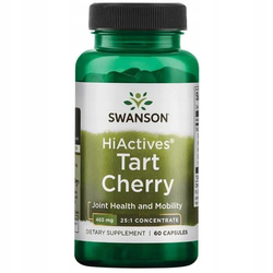 Swanson HiActives vyšnių ekstraktas 465 mg 60 kapsulių