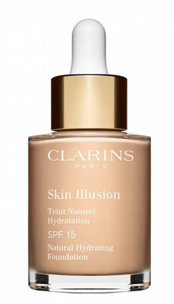 CLARINS Skin Illusion Natūralus drėkinamasis makiažo pagrindas 105 Nude SPF15 30ml