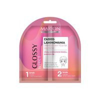 MARION Professional Glossy Effect profesionalus laminavimo gydymas Deimantinio blizgesio plaukai 20ml