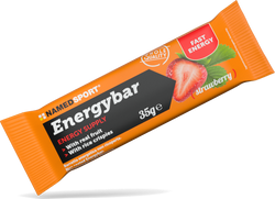 Namedsport Energy Bar braškių skonio batonėlis su daug angliavandenių 35 g