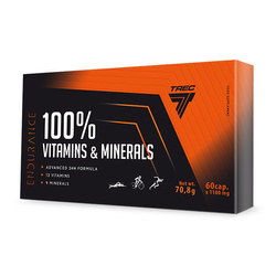 Trec ENDU 100% vitaminai ir mineralai 60 kapsulių