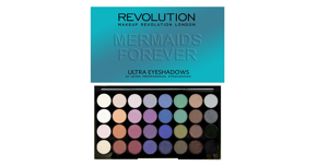 Ultra akių šešėlių paletė "Mermaids Forever" 2016 m. kolekcijos paletė 32 cieni 20g