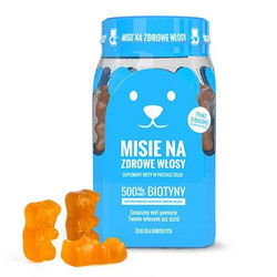 Noble Health Healthy Hair Bears 60 gelių