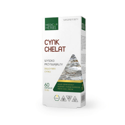 Medica Herbs Cynk Chelat 60 kapsulių