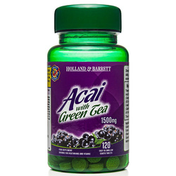 Holland&Barrett Acai su žaliąja arbata 1500 mg 120 tablečių
