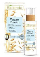 Bielenda Vegan Muesli Moisturizing Serum drėkinamasis serumas sausai, dehidratuotai ir jautriai odai dienai ir nakčiai 30ml