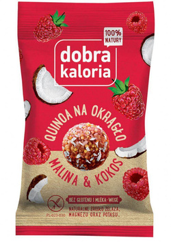 Good Kaloria Quinoa round aviečių & kokosų 24g