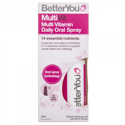 BetterYou MultiVit Multivitaminas 25 ml purškalas
