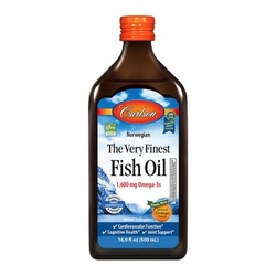 Carlson Labs The Very Finest Fish Oil 500 ml apelsinų skonio