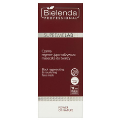 BIELENDA PROFESSIONAL SupremeLab Power Of Nature juoda regeneruojanti ir atgaivinanti veido kaukė 70g