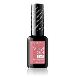 Vinilo gelis vinilowy lakier do paznokci+viršutinis sluoksnis 2w1 204 12ml