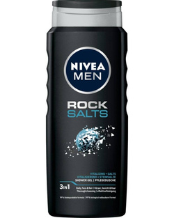 Men Rock Salts dušo želė veidui, kūnui ir plaukams 500ml