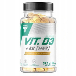 Trec Vitaminas D3 2000IU ir K2 MK-7 60 kapsulių