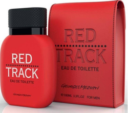 Raudonos spalvos Track For Men woda toaletowa purškalas 100ml