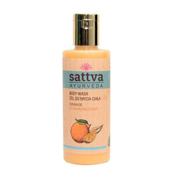 SATTVA_Ayurveda Kūno prausiklis żel do mycia ciała Orange 210ml