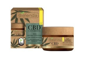 CBD Kanabidiolis drėkinamasis ir detoksikuojantis kremas mišriai ir riebiai odai 50ml