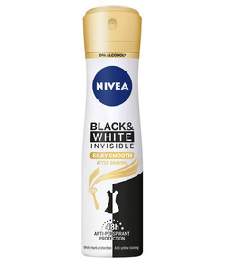 Black&White Invisible Silky Smooth purškiamas antiperspirantas 150ml