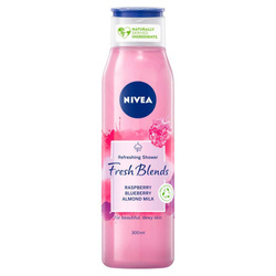 Fresh Blends Gaivinamasis dušo gelis Raspberry & Blueberry & Almond Milk 300ml