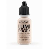 GOSH Lumi Drops Šviečianti ryškinanti priemonė 002 Vanilla 15ml
