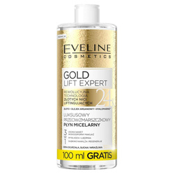 Gold Lift Expert prabangus micelinis losjonas nuo raukšlių 500ml