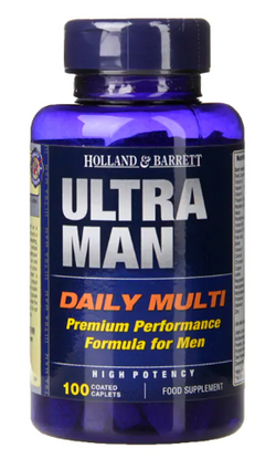 Holland & Barrett Ultra Man Multivitaminas vyrams 100 tablečių
