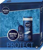 Vyrų apsaugos ir priežiūros rinkinys universalus kremas 75ml + dušo želė 250ml + antiperspirantas roll-on 50ml
