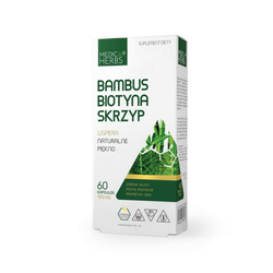 Medica Herbs Bamboo Biotin Horsetail 60 kapsulių