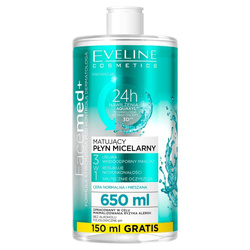 Facemed+ 3in1 matinis micelinis losjonas normaliai ir mišriai odai 650ml