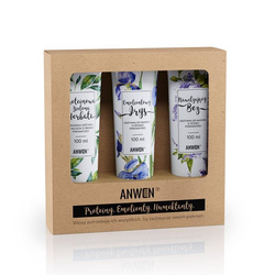 ANWEN Kondicionieriai vidutinio porėtumo plaukams Baltymai Orchidėja 100ml + minkštinamoji Iris 100ml + žalioji arbata 100ml