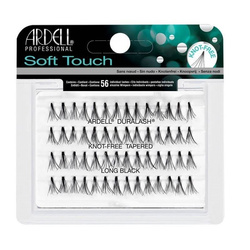 Ardell Soft Touch Knot-Free blakstienų kuokšteliai Long Black 56vnt.