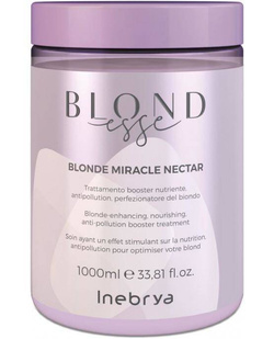 Inebrya Blondesse Blonde Miracle Nectar maitinamoji priemonė šviesiems plaukams 1000ml