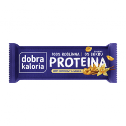 Geras Kalorija PROTEIN batonėlis Žemės riešutų kremas & vanilė 45g