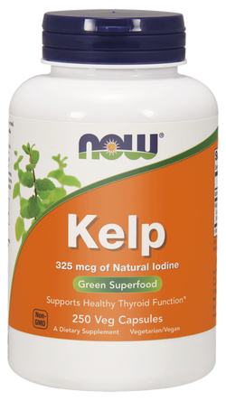 Now Foods Kelp (jodas) 325mcg 250 kapsulių