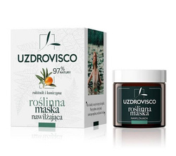 UZDROVISCO Drėkinamoji veido kaukė Šaltalankiai ir dobilai 50ml