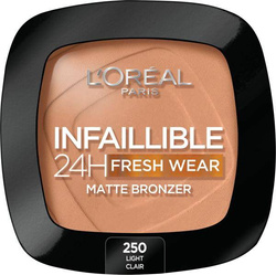 L'Oreal Paris Infaillible 24H Fresh Wear Soft Matte Bronzer 250 Light 9g