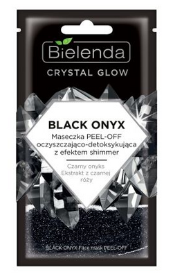 Bielenda Crystal Glow Black Onyx maseczka peel-off 8g