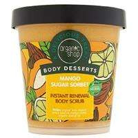 Body Desserts Mango cukraus šerbeto kūno šveitiklis su mango aromatu 450ml