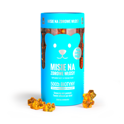 Noble Health Meškiukai sveikiems plaukams 60 gelių
