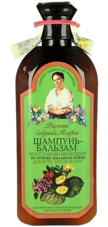 Regeneruojantis plaukų šampūnas-balzamas muilokočio pagrindu 350ml