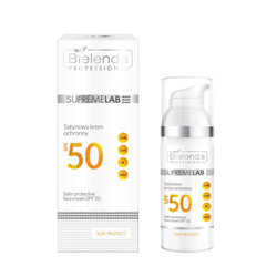 BIELENDA PROFESSIONAL_SupremeLab Satin Protective Face Cream SPF50 satynowy krem ochronny do twarzy z filtrem SPF50 50ml