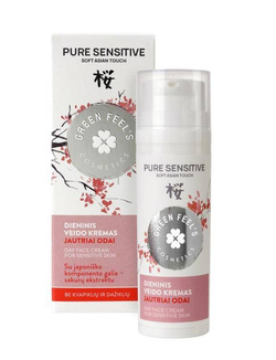 Pure Sensitive dieninis veido kremas Sakura jautriai odai 50ml