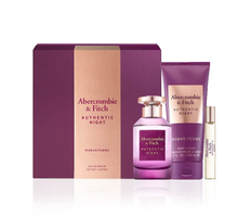 Abercrombie & Fitch Authentic Night Woman EDP 100ml + EDP 15ml + kūno losjonas 200ml