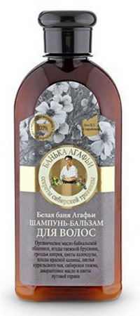 White agafia banya plaukų šampūnas-balzamas 350ml