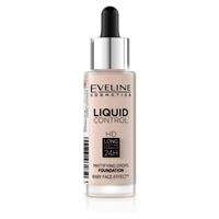 Eveline Liquid Control HD veido pagrindas su lašintuvu 005 Ivory 32ml