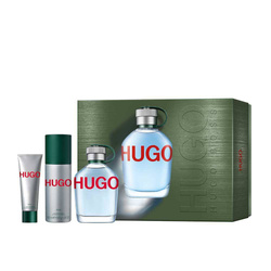 Hugo Boss Hugo Man EDT 125ml + dezodorantas purškiamas 150ml + dušo želė 50ml