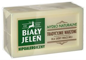 White Jeleń Hipoalerginis natūralus muilas jautriai odai 150g