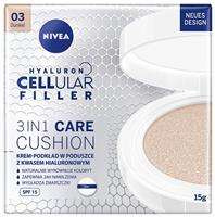 NIVEA Hyaluron Cellular Filler 3in1 Care Cushion SPF15 03 Dark 15g