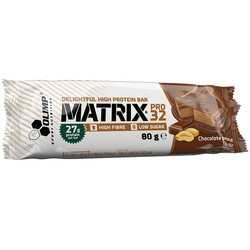 Olimp Matrix Pro 32 batonėlis 80g šokolado ir riešutų skonio