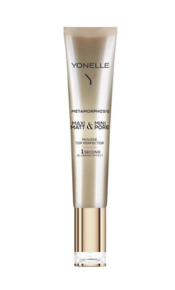 YONELLE Metamorphosis Maxi Matt & Mini Pore Mousse Top Perfector odą matinantis ir poras maskuojantis kremas 25ml