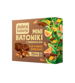Good Kaloria Mini anakardžių batonėliai su meduoliais 102g